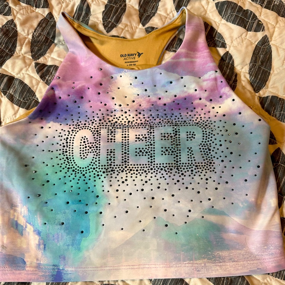 Cheer sports bra
